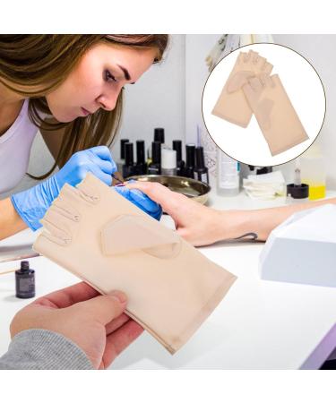 LALAFINA 1 Pair UV Glove Gel Manicures Glove Fingerless UV Protective Gloves Anti UV Gloves for Gel Manicures Protect Your Skin 17x8.5cm 1.0 - Buy Online on GoSupps.com