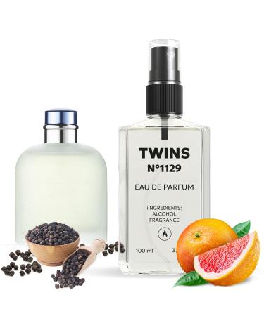 TWINS Impression of Light Blue Pour Homme | Perfume for Men Eau de Parfum | No.1129 | 3.4 Fl Oz / 100 ml DG Light Blue Pour Homme Impression