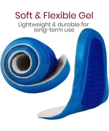 Envelop Gel Insoles - 3/4 Arch Support for Plantar Fasciitis - Small Size - Buy Online on GoSupps.com