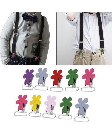 Buy Mwrode 10-Piece Mini Pantyhide Brackets - Plum Shape Braces Carrier Pressure Buttons for DIY Pacifier Holders - Buy Online on GoSupps.com