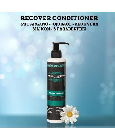 Friseurmeister Recover Conditioner 250ml | Argan Oil Jojoba Oil & Aloe Vera | Paraben & Silicone Free | Ideal for All Hair Types - Buy Online on GoSupps.com