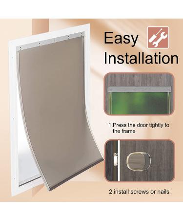 Medium Replacement Dog Door Flap for PetSafe PAC11-11038 - 12 7/8'' x 8 1/8'' - Durable Cat Flap - Buy Online on GoSupps.com