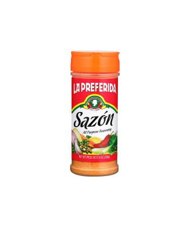 La Preferida Sazn Seasoning - All-Purpose Mexican Spice Blend, Vegan, Bold Flavor of Paprika, Garlic and Onion, One-Step Seasoning for a Fool-Proof Meal, 8 oz (Pack of 3) 8 Ounce (Pack of 3)