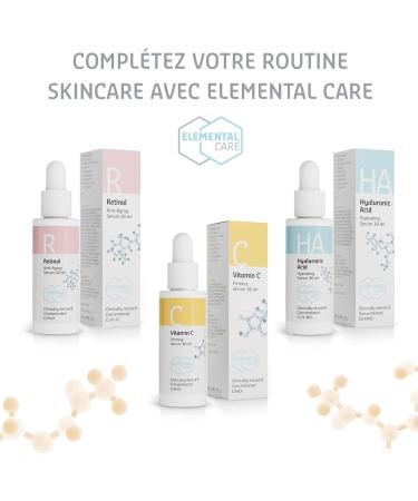 Vitamin C Serum Anti Dark Spots Face -25% Age Spots in 3 Months 57% Collagen Vitamin C Face Serum 7x2ml Ampoules Anti Spot Face Serum and Anti Aging - Elemental Care - Buy Online on GoSupps.com