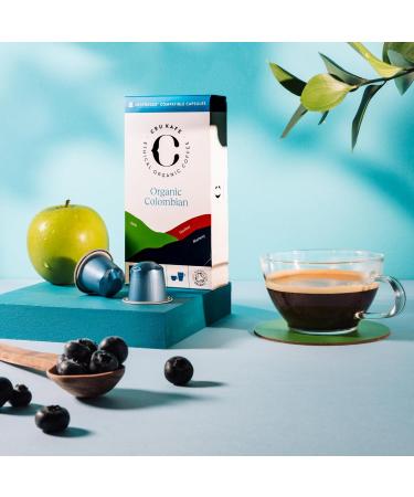 CRU Kafe Colombian Coffee Pods Nespresso Compatible 160 Aluminium Capsules Fruity Chocolatey and Nutty Coffee 10 count (Pack of 16) - Buy Online on GoSupps.com