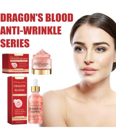 Shantou Yingji Dragons Blood Easy Cream Firming facial cream + antiwrinkle facial serum 50 g and dragons blood 30 ml antiwrinkle serum fine lines to reduce cream 33 - Buy Online on GoSupps.com
