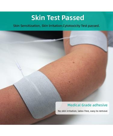 TENS Unit Replacement Pads - 12 PCS Adhesive Electrodes Reusable Compatible with Most Brands Multiple Sizes 2x2 & 2x4 - Enhance Muscle Recovery - Buy Online on GoSupps.com