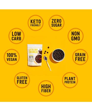 Catalina Crunch Keto Cereal - Chocolate Banana 9oz | Low Carb & Crunchy - Buy Online on GoSupps.com