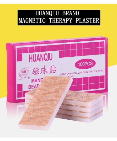100 Pcs/Box Press Needle Sterile Gold-Plated Magnetic Therapy Auricular Ear Acupuncture Ear Seeds - Buy Online on GoSupps.com