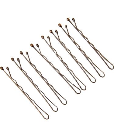 La Moda Hair Grips Medium Brown - 24 Count Pack - Elegant Hair Accessories - Buy Online on GoSupps.com