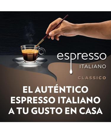 Lavazza Classic Italian Espresso Natural Bean Coffee Ideal for Espresso Machine with Floral Aromatic Notes 100% Arabic  - Buy Online on GoSupps.com