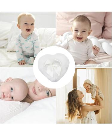 Baby Powder Puff | Heart Shape Powder Puff Long-haired Powder Puff for Body Powder Body Powder Puff Body Powder Puff for Women White - Buy Online on GoSupps.com