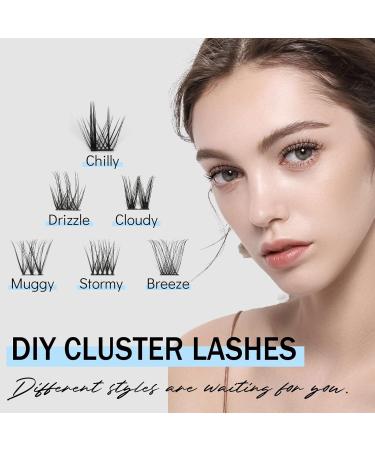Lash Clusters - 96 Pcs D Curl Individual Eyelash Extensions | Super Thin 0.05 Band | Wispy Natural Look | MUGGY Hot - Buy Online on GoSupps.com