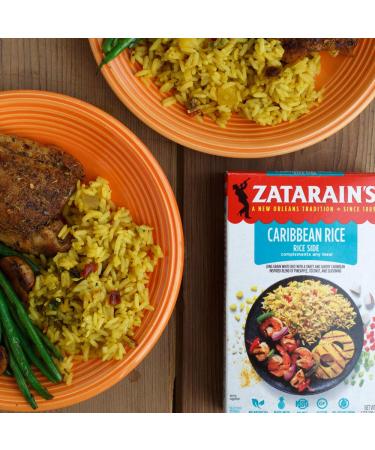 Zatarain's Caribbean Rice 6 oz (Pack of 12) - Authentic Island Flavor for Easy Meals - Buy Online on GoSupps.com