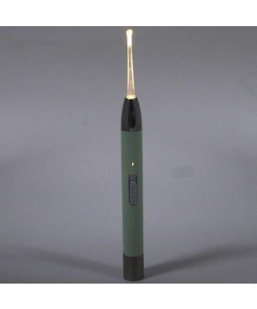 Ear Checking Pen: LED Pen Light with Dual Light Sources for Ear Wax Removal - Includes 4 Tips and Magnifying Lens - Light Green - Buy Online on GoSupps.com