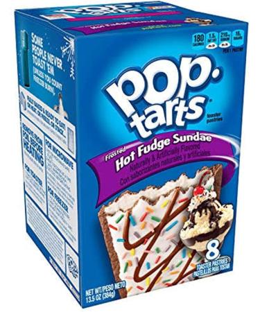 PopTarts Frosted Hot Fudge Sundae Toaster Pastries 8 Ct - Buy Online on GoSupps.com