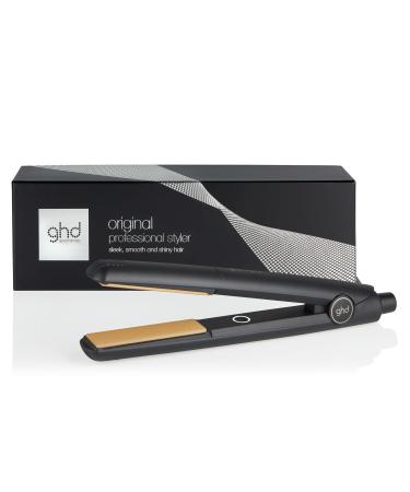 GHD original styler-professional hair smoothing for polished soft and shiny hair ensures smooth to wavy hair single zonetm technology ceramic plates black new packaging