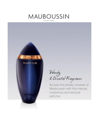 Mauboussin - Private Club 100ml (3.3 Fl Oz) - Eau de Parfum for Men - Woody & Oriental Scents - Buy Online on GoSupps.com