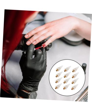 DOITOOL 12pcs Point Drilling Pen Wax Head Wax Replacement Tips Rhinestone Kit for Teeth Jewlery Wax Picker Small Mirrors for Crafts Transparent Glasses Case Jewelry White Nail Dot Pen - Buy Online on GoSupps.com