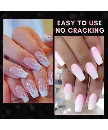 Makartt Clear Short Coffin Press On Nails - 500pcs Full Cover Fake Nails for Salons and DIY Nail Art - Buy Online on GoSupps.com