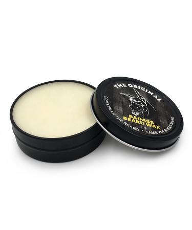 Badass Beard Care Beard Wax for Men - Original Scent 2 oz | Softens & Adds Density to Your Beard - Ship Internationally - Buy Online on GoSupps.com
