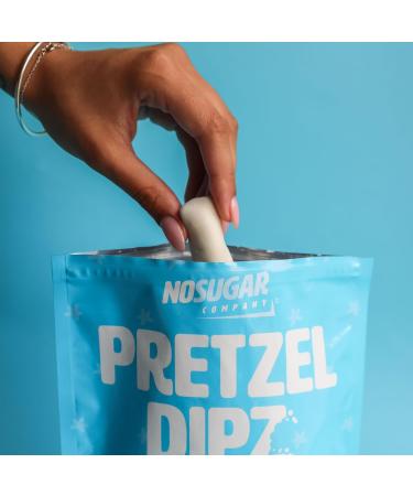 No Sugar Pretzel Sticks Vanilla Yogurt Covered Diet Pretzel Crisps Sweet Salty Crunchy Perfection Snack and Share 0g Sugar 4g Fibre -1 Pack (200g) - Buy Online on GoSupps.com