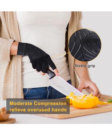 AovYoo Copper Arthritis Compression Gloves - 2 Pairs for Hand Pain Relief | Rheumatoid & Osteoarthritis Wrist Supports - Raynaud's Gloves - Buy Online on GoSupps.com