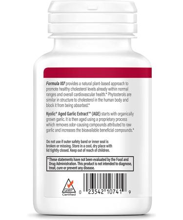 Kyolic Aged Garlic Extract Formula 107 - Phytosterols for Cholesterol Support, 80 Capsules - Buy Online on GoSupps.com