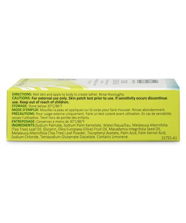 Thursday Plantation Tea Tree Cleansing Bar for Acne-Prone Skin - 3.35 oz | Best Face & Body Wash for Clear Skin - Buy Online on GoSupps.com