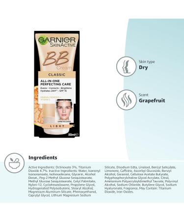 Garnier BB Cream Original Light Tinted Moisturiser 50ml - Pack of 1 - Buy Online on GoSupps.com