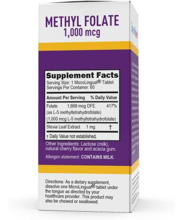 Superior Source Methyl Folate 1000 mcg - 60 Tablets for Enhanced Health - Buy Online on GoSupps.com