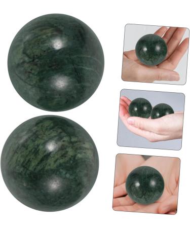 Healeved 4-Piece Jade Fitness Handball Massage Balls - Premium Health Massage Tool for Exercises - Green 4.00x4.00cm - Buy Online on GoSupps.com