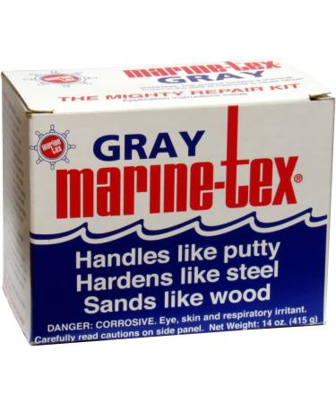 Marine-Tex Epoxy Putty Gray 12 oz Kit - Repair & Restore Marine Surfacesgithub - Buy Online on GoSupps.com