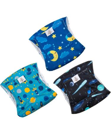 Buy Cuteebone Male Washable Dog Diapers - 3 Reusable Belly Bands for High-Suction Comfort - Sizes L (43-53.5cm) - Perfect for Home & Travel - Buy Online on GoSupps.com