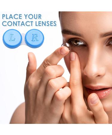Shop 10-Piece Colorful Contact Lens Container Set | Portable Travel Cases for Lenses | Ideal Storage Solution in 5 Colors - Buy Online on GoSupps.com