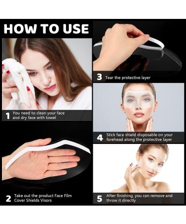 Disposable Microblading Face Shield Visor for Eyebrow Shield Goggles - Pack of 500 - Buy Online on GoSupps.com