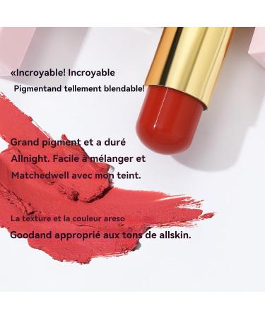  G n rique Cream Blush Stick - Moisturizing cheek color with a smooth blending texture water-resistant formula | Face highlighter for dry oily skin lip tint highlighter - Buy Online on GoSupps.com