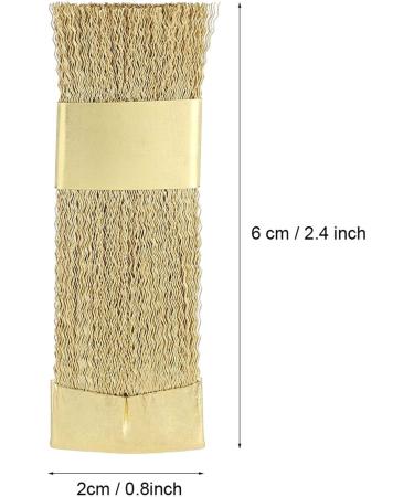 Drill Bits Cleaning Brush Nail Art Wire Nail Art Bits Cleaning Brush Golden Color Copper Wire Drill Cleaner Brush Manicure Accessories - Buy Online on GoSupps.com