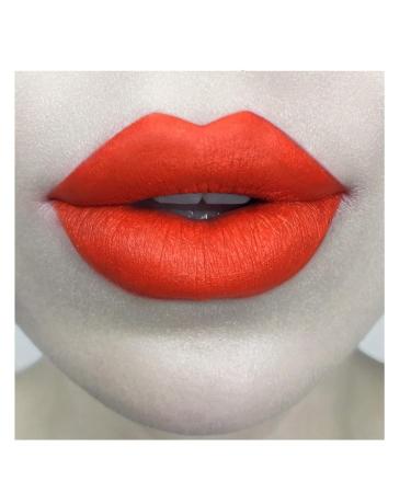Kat Von D Studded Kiss Lipstick A-GO-GO - Long-lasting Bold Orange Lip Color - Buy Online on GoSupps.com