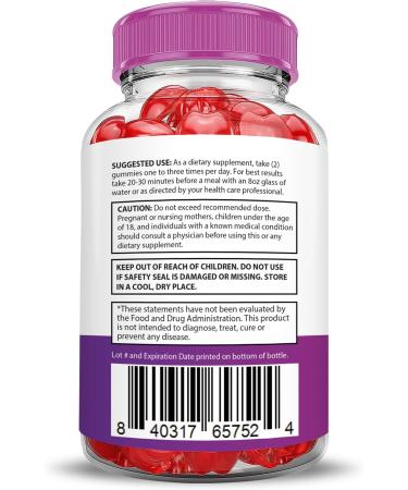 Bliss Keto ACV Gummies 2000MG (2 Pack) - Apple Cider Vinegar with Pomegranate & Beet Juice Vegan Non-GMO - 120 Gummies for Weight Loss & Detox - Buy Online on GoSupps.com