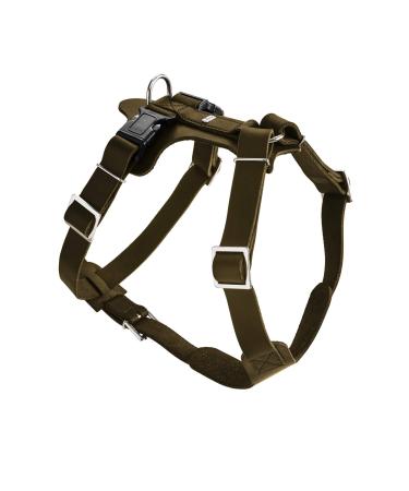 HUNTER AALBORG dog harness leather ML/2 olive Olive green ML/2