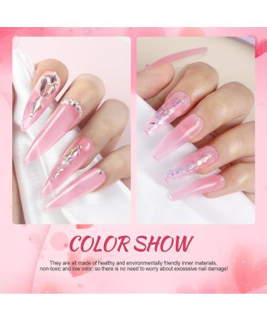 COSCELIA Gel Nail Starter Set - 80W UV/LED Lamp 15 Colors Poly Nail Gel Nail Cutter & Nail Art System for At-Home Manicure - 10PCS - Buy Online on GoSupps.com