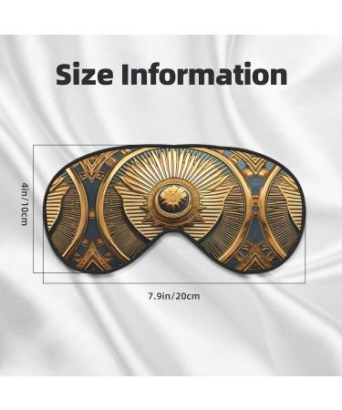 Sun Old Egyptian Timeless Grace Soft Sleep Eye Mask - Breathable Travel Eye Patch for Women | Relax & Rejuvenate - Buy Online on GoSupps.com