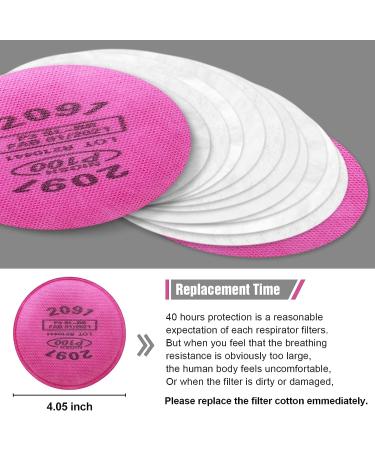 Reusable Respirator MYGCCA Dust Respirator with Filter 2091 for Painting Epoxy Resin Asbestos Particulate Sanding Machine Polishing and Other Work - Buy Online on GoSupps.com