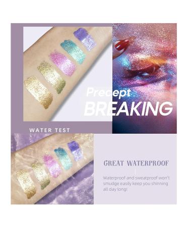 HOSAILY Chameleon Eyeshadow Set - 5 Colors Metallic Liquid Glitter Long Lasting Multi-Chrome Eye Makeup Holographic Shimmer 0.2 oz - Buy Online on GoSupps.com