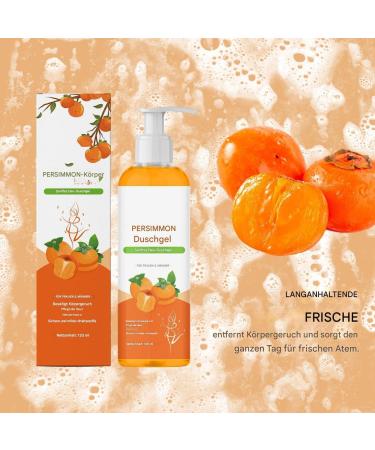  Husoiuy Ka-ki Shower Gel for Elderly Odors - 120 ml - Natural extract of ka-ki and green tea - Powerful deodorants - Moisturizing Ka-ki shower gel - Deodorant for women and men - Buy Online on GoSupps.com