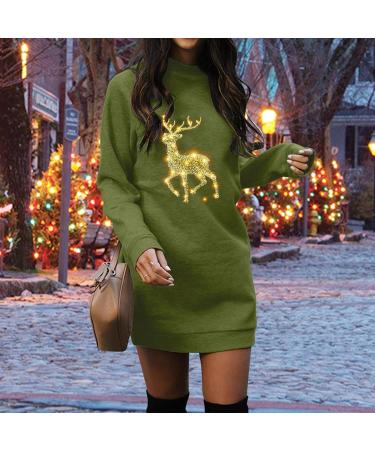 Hanxiulin Women s Christmas Rock Sweat Jacket Pullover Dress - Oversized Hooded Party Dresses for Autumn Winter - AG XL - Buy Online on GoSupps.com