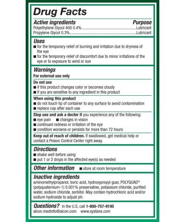 Systane Ultra Lubricant Eye Drops Twin Pack - 20mL Total - 2 Count - Buy Online on GoSupps.com
