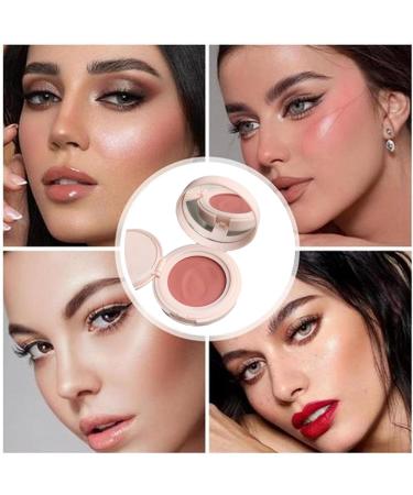 Cream Blush For Cheeks Lightweight Creamy Air Cushion Cheek Blush Long-lasting Waterproof Highly Pigmented Blendable Moisturizing Face Blushes & Face Makeup For Dewy Finish And Natural Look - Buy Online on GoSupps.com