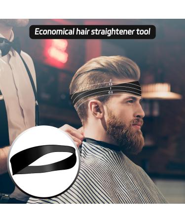 Curved Silicone Haircut Template for Children & Men | Extracture Shamlone Hair Cutting Tools - Perfect Edge Instructions in Black - Buy Online on GoSupps.com